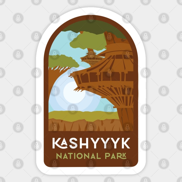 Kashyyyk National Park Sticker by Hanneliza